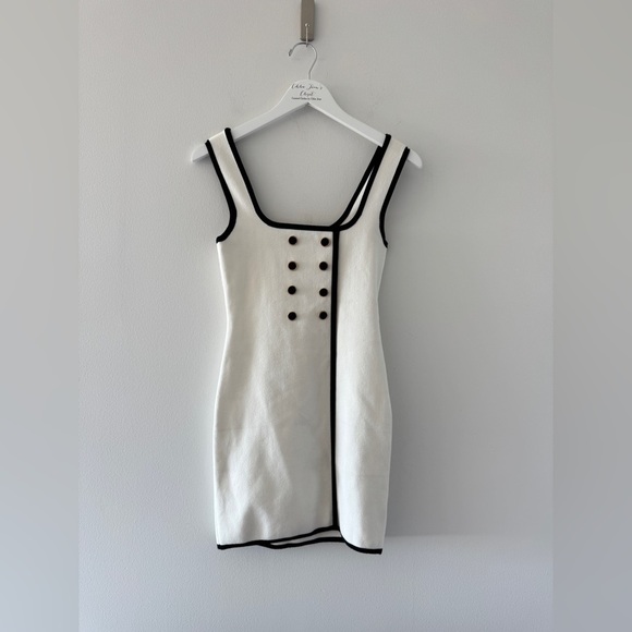 ASTR The Label Contrast Button Sweater Dress XS - Picture 4 of 7